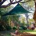 Coolaroo 12' Triangle Shade Sail, Stainless Steel in Green | 144 W x 144 D in | Wayfair 473785