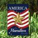 CPS Personalized America Polyester 18 x 12 in. Garden Flag in Blue/Red | 17.5 H x 12 W in | Wayfair 65316