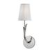 Darby Home Co Betsey 1 - Light Dimmable Armed Sconce Metal/Fabric in Gray | 15.75 H x 4.75 W x 4.75 D in | Wayfair DABY8828 40302388