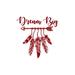 Decal House Dream Big Feather Arrow Wall Decal Vinyl in Red | 22 H x 22 W in | Wayfair f66purple red