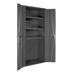Durham Manufacturing 72" H x 36" W x 24" D Bi-Fold Door Cabinet in Gray | 72 H x 36 W x 24 D in | Wayfair 3951-3S-95