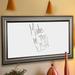 Darby Home Co Wall Mounted Dry Erase Board Manufactured Wood in Black/Brown/White | 30 H x 102 W x 1 D in | Wayfair DRBC8954 33966119