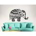 Decal House Elephant Wall Decal Vinyl in Red | 22 H x 32 W in | Wayfair zx96Burgundy