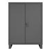 Durham Manufacturing 66" H x 48" W x 24" D Lockable Storage Cabinet, Steel in Gray | 66 H x 48 W x 24 D in | Wayfair HDC-244866-3S95