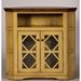 Darby Home Co Velazco Server Wood in Gray/Yellow | 40.5 H x 42 W x 17.5 D in | Wayfair DRBC8900 33817582