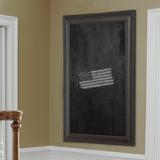 Darby Home Co Wall Mounted Chalkboard Manufactured Wood in Black/Brown | 41 H x 65 W x 0.75 D in | Wayfair DRBC8963 33966359