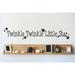 Design W/ Vinyl Twinkle Twinkle Little Star Wall Decal Metal in Black | 10 H x 40 W in | Wayfair OMGA337998