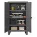 Durham Manufacturing 66" H x 36" W x 24" D Lockable Storage Cabinet, Steel in Gray | 66 H x 36 W x 24 D in | Wayfair HDC-243666-3S95