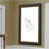 Astoria Grand Wall Mounted Dry Erase Board Metal in Brown/White | 40 H x 100 W x 1 D in | Wayfair DRBC5393 32554308