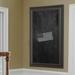 Darby Home Co Wall Mounted Chalkboard Manufactured Wood in Black | 35 H x 89 W x 0.75 D in | Wayfair DRBC8963 33966356