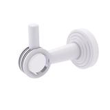 Allied Brass Pacific Beach Wall Mounted Robe Hook Metal in White | 3.98 H x 2.2 W x 3.1 D in | Wayfair PB-20D-WHM