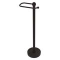 Allied Brass Free Standing European Style Toilet Tissue Stand w/ Groovy Detail Metal in Brown | 26 H x 8 W x 6 D in | Wayfair TS-25EG-ORB