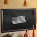 Darby Home Co Wall Mounted Chalkboard Wood/Manufactured Wood in Gray | 46 H x 64 W x 1 D in | Wayfair DRBC8953 33966057