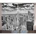 East Urban Home New York NYC over Manhattan from Top of Skyscrapers Urban Global Culture Artful City Panorama Graphic Print | 84 H in | Wayfair