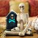 The Holiday Aisle® Skeleton & Tombstone Decorative Accent Resin | 8.5 H x 7.88 W x 6 D in | Wayfair 38962FDEB1004BCBAEDF376DC2C9EC16