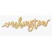 Ebern Designs Pen Script Washington Wood Sign Wall Décor in White | 10.5 H x 36 W x 0.25 D in | Wayfair EBND4938 39939639