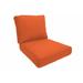 Eddie Bauer Outdoor Lounge Seat/Back Cushion in Orange/Brown | 5 H x 23 W in | Wayfair 11565U-F48026