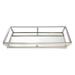 Elegance by Leeber Stainless Steel Beam Vanity Tray Metal/Mirror in Gray | 2 H x 16 W in | Wayfair 72466