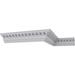 Ekena Millwork 4 1/4"H x 3 7/8"P x 5 3/4"F x 94 1/2"L Bulwark Dentil Crown Moulding Urethane | 4.25 H x 95.37 W x 3.8803 D in | Wayfair