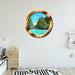 East Urban Home Nature Scene Porthole Ocean Wall Decal Vinyl in Blue/Gray/Green | 20 H x 20 W in | Wayfair 6301A81117824C2486D8090431E2D531