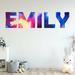 East Urban Home Personalized Nebula Galaxy Name Wall Decal Vinyl in Blue/Pink | 8 H x 26 W in | Wayfair 716480E49BB740F7A9AF8D4E2B022DC1