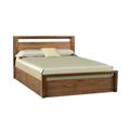 Copeland Furniture Mansfield Storage Platform Bed Metal in Brown/Red | 40 H x 75 W x 88 D in | Wayfair 1-MAN-05-04-STOR