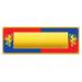 East Urban Home Sign Banner Wall Decor in Blue/Red/Yellow | 60 H in | Wayfair ESUN6176 43988246