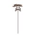 EZ Vane Inc C3 Corvette Weathervane Metal/Steel in Brown/Gray | 28 H x 21 W x 9 D in | Wayfair Car-C3 Corvette Weathervane - Garden Mount