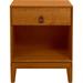 Copeland Furniture Mansfield 1 - Drawer Solid Wood Nightstand Wood in Red | 23.75 H x 18.5 W x 18 D in | Wayfair 2-MAN-11-23