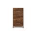 Copeland Furniture Mansfield 5 Drawer Solid Wood Chest Wood in Brown | 51.38 H x 26.88 W x 18 D in | Wayfair 2-MAN-51-04