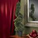 Fleur De Lis Living Artificial Cedar Topiary in Pot Silk/Plastic | 24 H x 8 W x 7 D in | Wayfair FDLL1051 37933605
