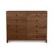 Copeland Furniture Mansfield 10 Drawer 66.13" W Solid Wood Dresser Wood in Red | 51.88 H x 66.13 W x 18 D in | Wayfair 2-MAN-92-43