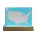 Flipside Products US Map Two-Sided Wall Mounted Dry Erase Board Melamine | 12 H in | Wayfair 12422