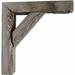 Ekena Millwork Vintage Farmhouse Bracket Wood in Brown | 10 H x 3.5 W x 8 D in | Wayfair BKTB03X08X10TRGY-CASE-6