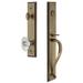 Grandeur Carré One-Piece Handleset w/ Single Cylinder Deadbolt and S Grip w/ Biarritz Knob in Yellow | 19 H x 3 W x 3 D in | Wayfair 844679