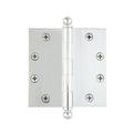 Grandeur 4.5" Ball Tip Heavy Duty Hinge w/ Square Corners | 4.5 H x 4.5 W x 0.129 D in | Wayfair 809025