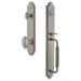 Grandeur Arc One-Piece Handleset w/ Single Cylinder Deadbolt and C Grip w/ Grande Victorian Knob in Gray | 19 H x 3 W x 3 D in | Wayfair 842010