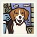 Harriet Bee 'Beagle Pop Art' by Dunadry Graphic Art Print | 24 H x 24 W x 1 D in | Wayfair 881F4825E4D44616BCF4C866AC1F922D