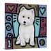 Harriet Bee 'West Highland White Terrier Pop Art' by Dunadry Graphic Art Print | 12 H x 12 W x 1.5 D in | Wayfair 63411E4E21F54BB8B3921006211132BB