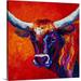 Union Rustic Aidrianna Steer by Marion Rose Painting Print on Wrapped Canvas Canvas | 30 H x 30 W x 1.5 D in | Wayfair