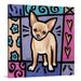 Harriet Bee Dunadry Chihuahua Pop Art by Eric Waugh - Graphic Art Print | 24 H x 24 W x 1.5 D in | Wayfair 0FDE78A21FC7444DA9754A4079CEC1FB