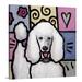 Harriet Bee Dunadry Standard Poodle White Pop Art by Aric Waugh - Graphic Art Print | 8 H x 8 W x 1.5 D in | Wayfair