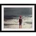 Highland Dunes Marti Henry Fishing, Alps, 1990' by Lincoln Seligman Painting Print Metal | 25 H x 32 W x 1 D in | Wayfair