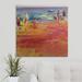 Highland Dunes Martino Scene de Plage' by Peter Graham Painting Print Metal | 32 H x 32 W x 1 D in | Wayfair 89ECFA2D5DEB497190F1506C971B71E0