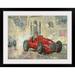 Red Barrel Studio® Noldon Whitehead's Ferrari Passing the Pavillion, Jersey' by Peter Miller Painting Print Metal | 25 H x 32 W x 1 D in | Wayfair