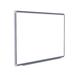 Ghent Magnetic Porcelain Whiteboard w/ DecoAurora Aluminum Frame Porcelain/Metal in Gray | 48 H x 144 W x 1 D in | Wayfair DFMNV412