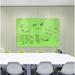 Ghent Harmony Wall Mounted Magnetic Glass Board, 48" x 60" Glass in Green | 48 H x 60 W x 1.63 D in | Wayfair HMYRM45GN