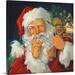 The Holiday Aisle® Thuc 'Twinkle in His Eye' by Susan Comish Painting Print | 10 H x 10 W x 1.5 D in | Wayfair 629C53EA57084051A905870EB2463CDD