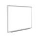 Ghent Magnetic Porcelain Whiteboard w/ DecoAurora Aluminum Frame Porcelain/Metal in Gray | 48 H x 120 W x 1 D in | Wayfair DFMGY410