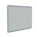 Ghent DecoAurora Wall Mounted Bulletin Board Vinyl/Metal in White/Blue | 36 H x 48 W x 1 D in | Wayfair DFVRY34-42